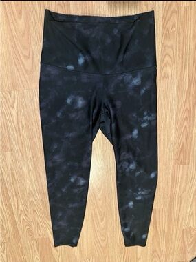 Old Navy Black blue purple Tie-Dye extra High-Waist  Leggings